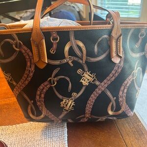 New Ralph Lauren bag and matching wallet(used).Bag is never used wallet is used
